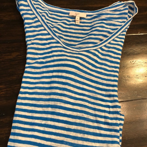 joie striped blue top S - Picture 1 of 5